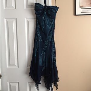 Scalia beaded cocktail dress